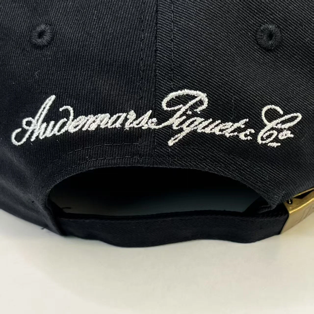 Audemars Piguet x Varsity Black Cotton Baseball Cap with AP Logo